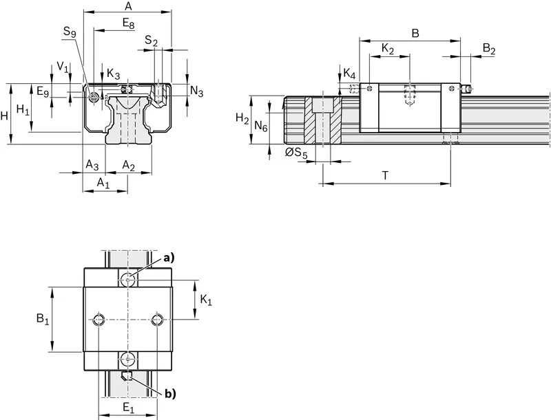 BALL RUNNER BLOCK CARBON STEEL KWC-020-SKN-C0-N-2 — photo 3 of 3