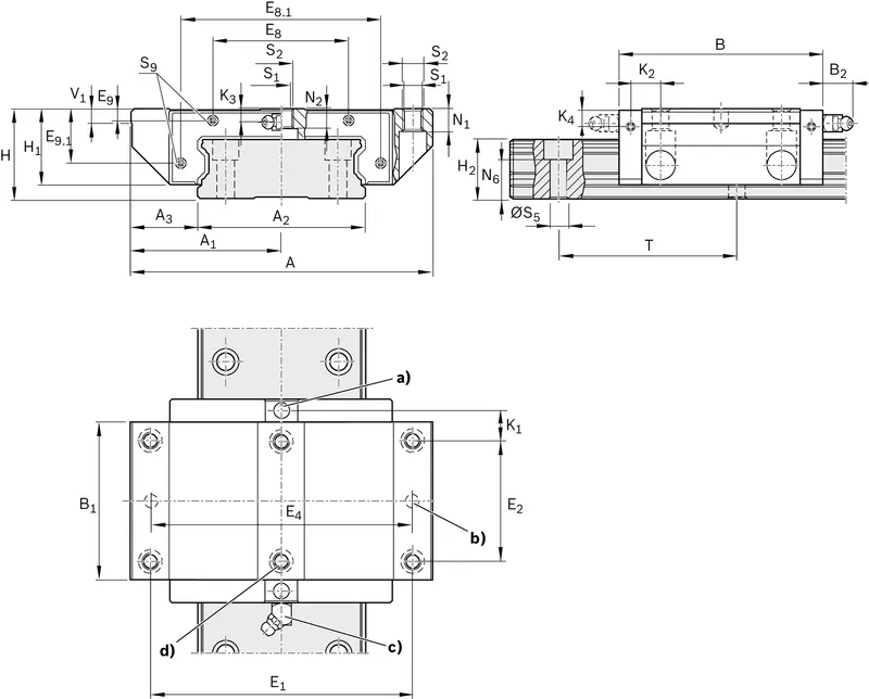 BALL RUNNER BLOCK CARBON STEEL KWC-035-BNS-C2-P-2 — photo 3 of 3