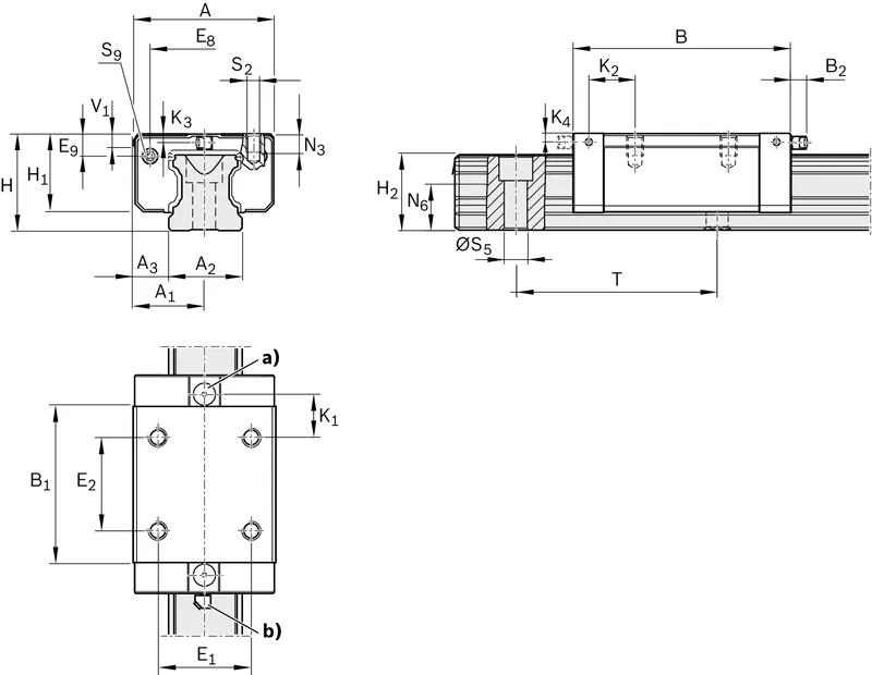 BALL RUNNER BLOCK CARBON STEEL KWC-020-SNN-C1-H-2 — photo 3 of 3