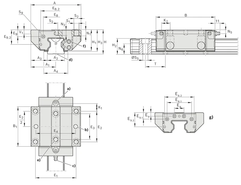 ROLLER RUNNER BLOCK CARBON STEEL RWD-055-FNS-C2-H-2 — photo 4 of 6