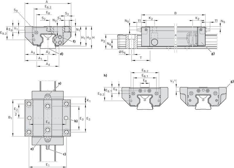 ROLLER RUNNER BLOCK CARBON STEEL RWD-065-FNS-C3-S-2 — photo 3 of 6