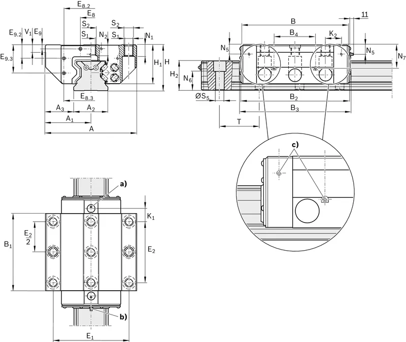 ROLLER RUNNER BLOCK CARBON STEEL RWA-100-FNS-C2-S-2 — photo 4 of 4