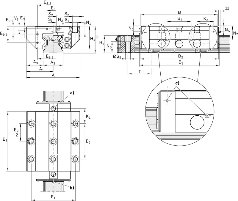 ROLLER RUNNER BLOCK CARBON STEEL RWA-100-FLS-C3-H-2 — photo 4 of 4