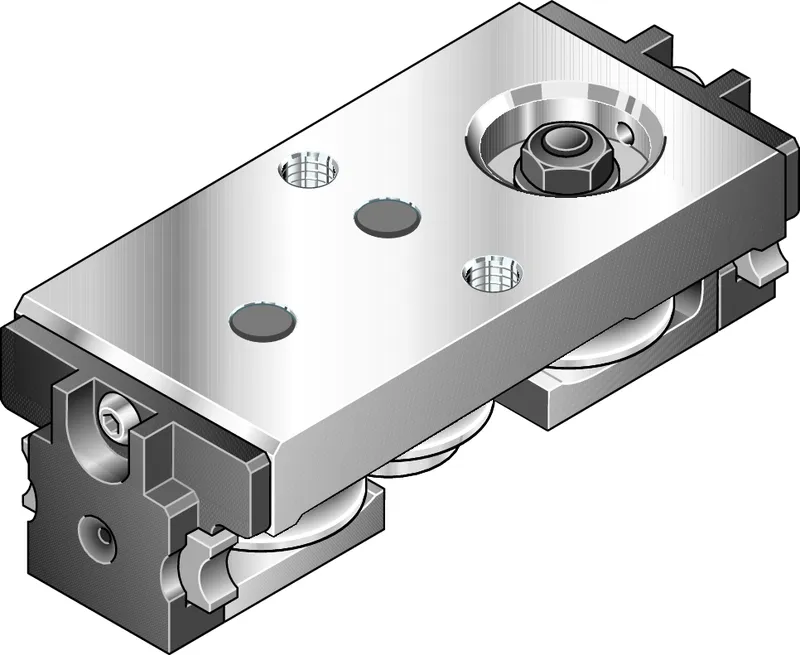 LAUFROLLENWAGEN U-FORM ALUMINIUM LWA-020-SNS-FN-E-0 — photo 1 of 2
