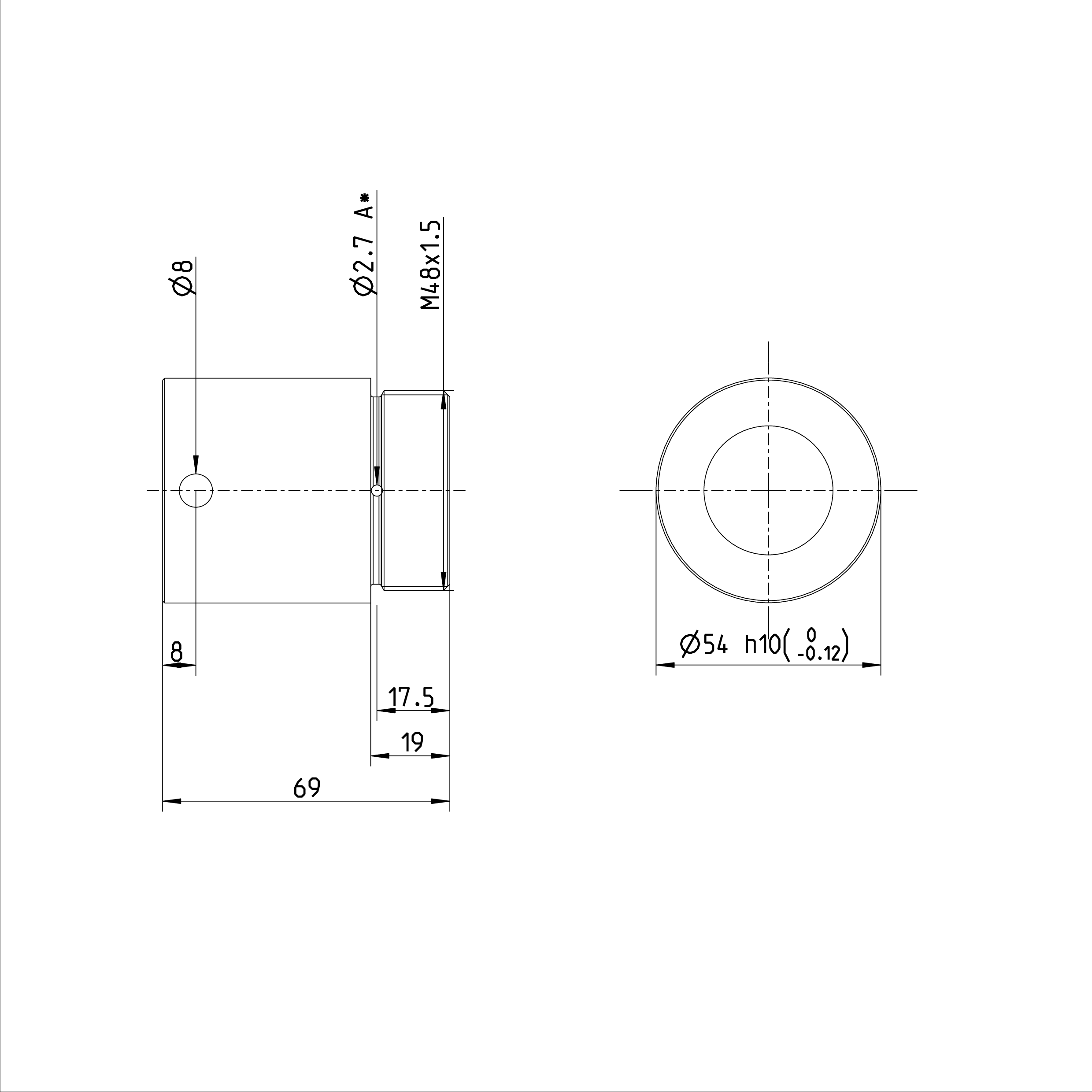 BALL NUT ZEV-E-S 32X5RX3,5-5 — photo 2 of 2