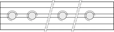SLOTT. BLOCK STRIP 10    L=1000 MM     &