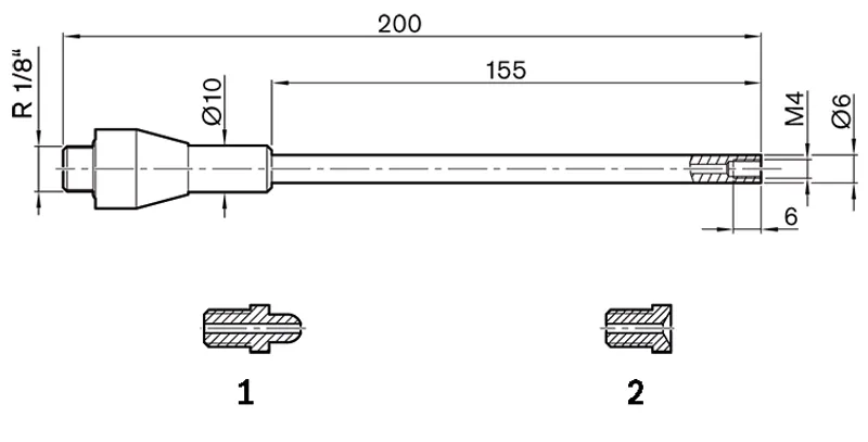 NOZZLE TUBE D6 — photo 2 of 2