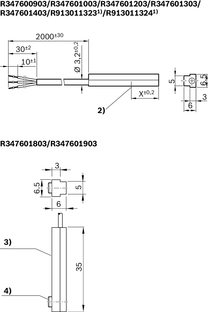 MAGNETIC FIELD SENSOR REED 10M  2750152310 — photo 2 of 2
