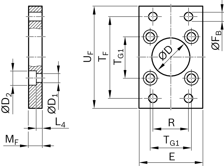 FLANGE MOUNTING EMC63               & — photo 2 of 2