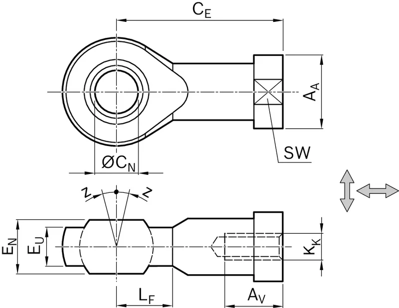 SWIVEL HEAD EMC32 — photo 2 of 2