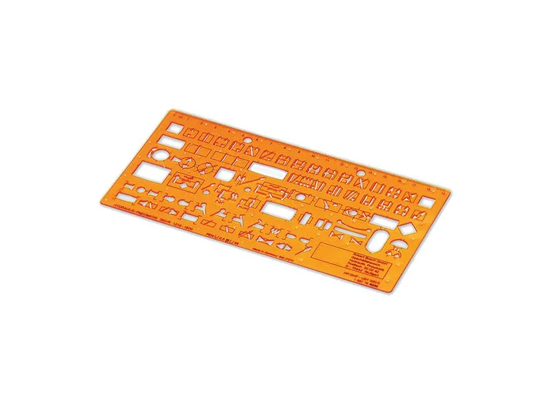 TEMPLATE RD-00384 ZEICHENSCHABLONE HYDRAULIK