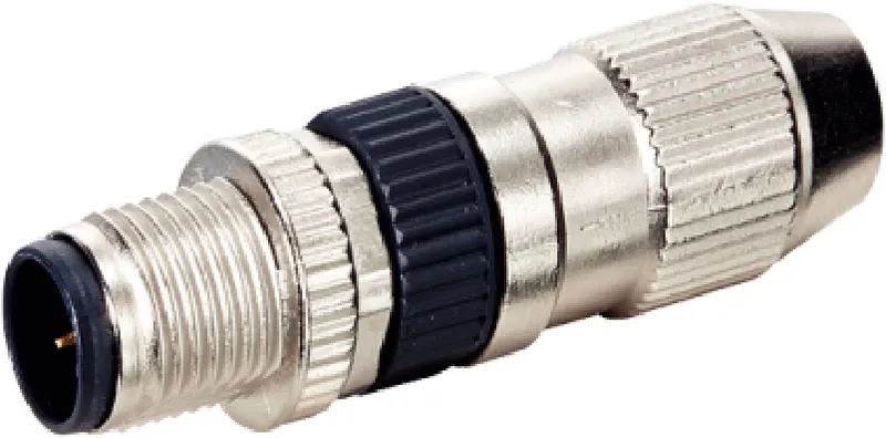 CONDUCTOR PLUG M12X1 4POL TOOL-FREE — photo 1 of 2