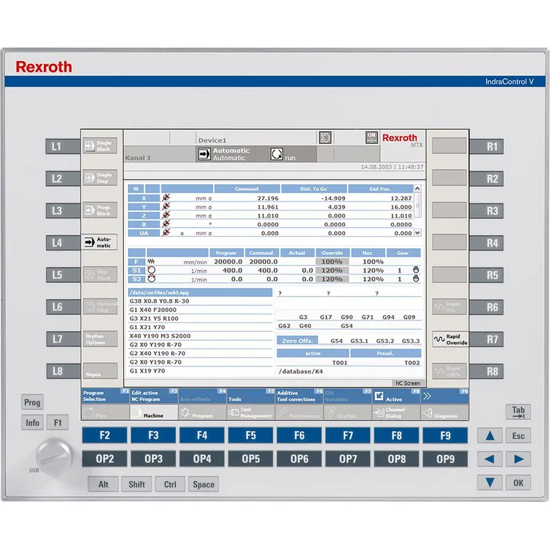 CONTROL/DISPLAY UNIT VDP16.3BKN-D1-NN-MX