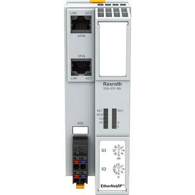 Bosch Rexroth R911173904 – FIELD BUS MODULE S20-EIP-BK Bosch Rexroth R911173904 – FIELD BUS MODULE S20-EIP-BK