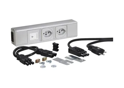 PLUG SOCKET STRIP TS-EC-0,5M-5M-3F-CH