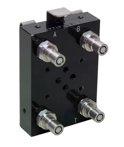 CONNECTION PLATE TS-HC-LEER-MIT-BEF-4K-4SCHR