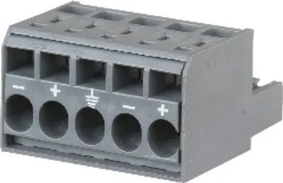 B&R 0TB2105.9121 – Accessory terminal block, 5-pin, DC, cage clamps 2.5 mm²