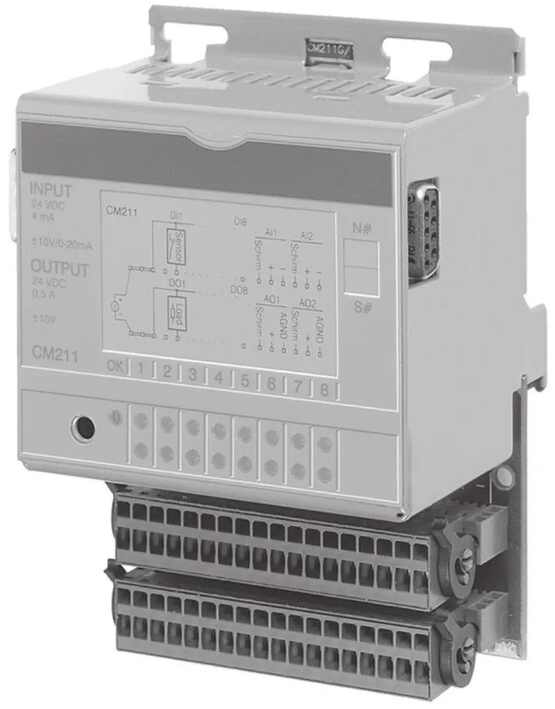 B&R 7CM211.7 – 2003 combination module, 8 inputs, 24 VDC, 4 ms, sink