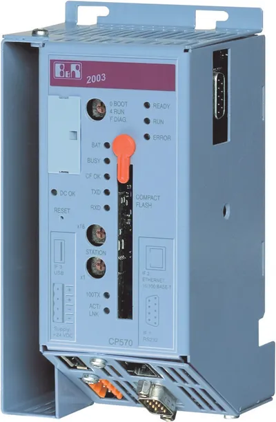 B&R 7CP570.60-1 – 2003 CPU, Celeron 300, 64 MB DRAM, 512 kB SRAM, 24 VDC