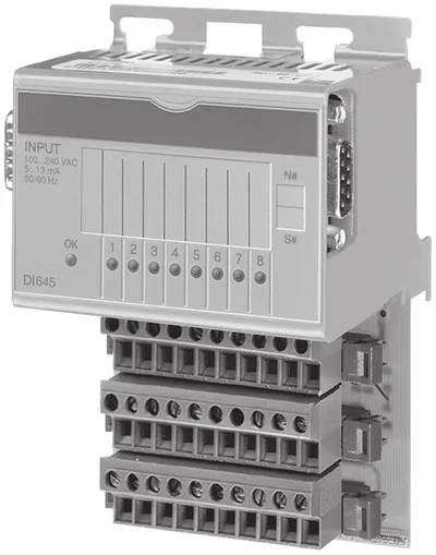 B&R 7DI645.7 – 2003 digital input module, 8 inputs 100-240 VAC, 50 ms