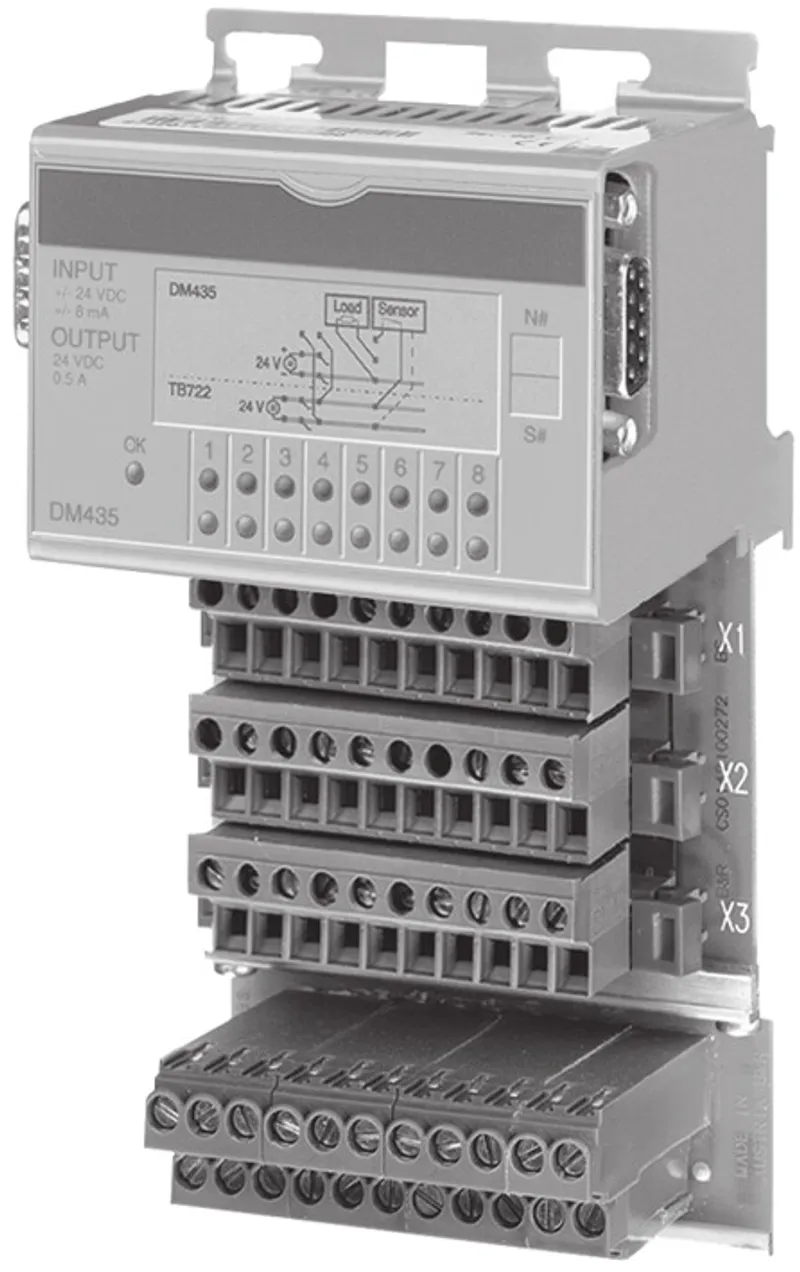B&R 7DM435.7 – 2003 digital mixed module, 8 inputs 24 VDC, 1 ms