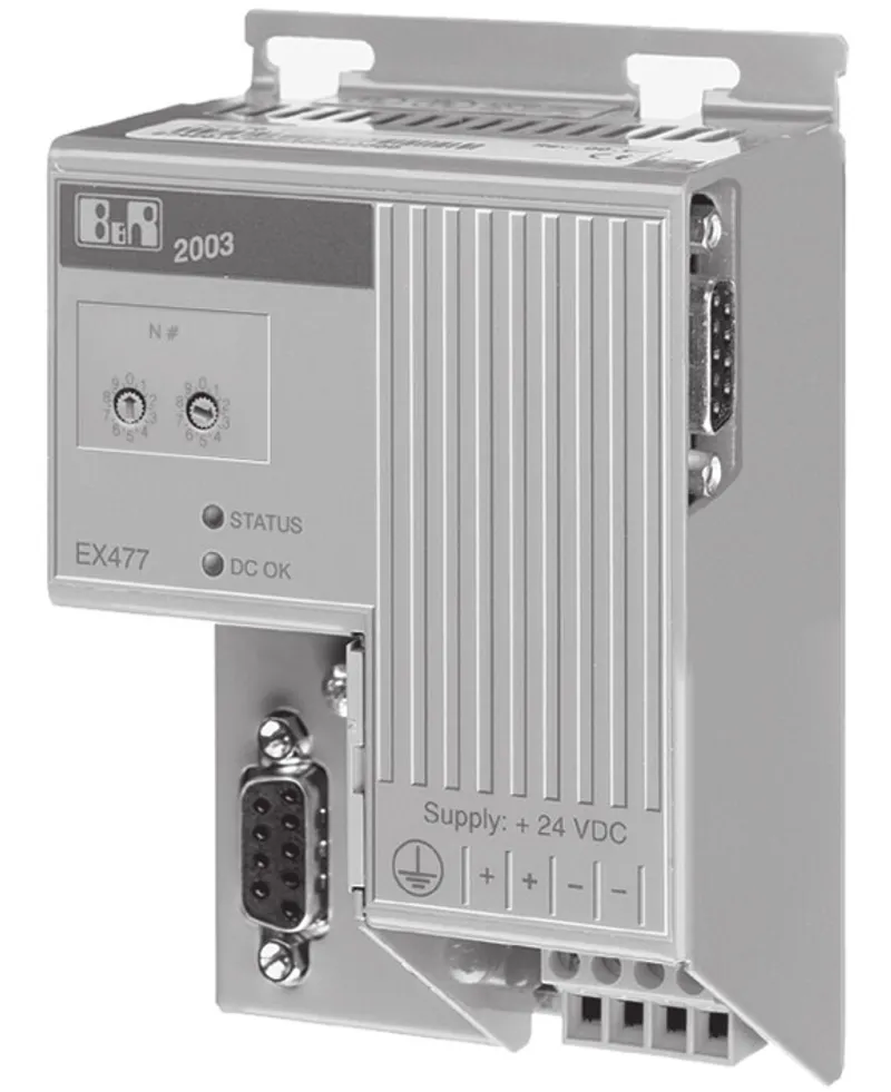 B&R 7EX477.50-2 – 2003 remote I/O bus controller 24 VDC