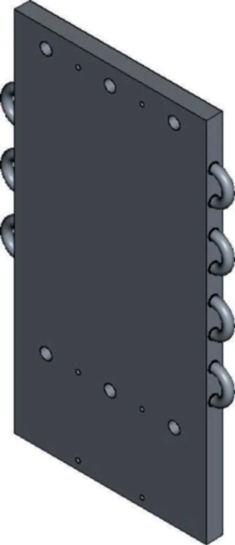 B&R 8EMC0020000.0000-2 – ACOPOS P3 mounting plate, 2 slots, cold plate mounting