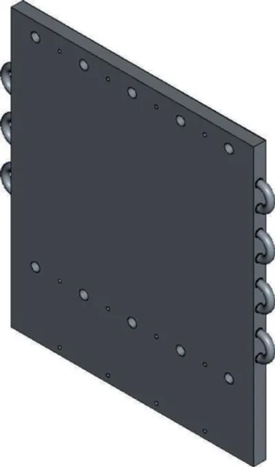 B&R 8EMC0040000.0000-2 – ACOPOS P3 mounting plate, 4 slots, cold plate mounting