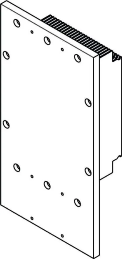 B&R 8EMF0020000.0000-2 – ACOPOS P3 mounting plate, 2 slots, pass-through mounting