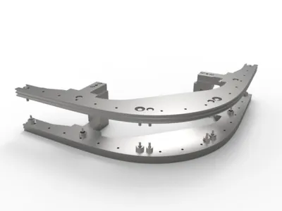 B&R 8F1GC.AB66.AA000-1 – ACOPOStrak guide element CA, 90°