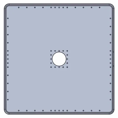 B&R 8FLS4.44440.00I-1 – ACOPOS 6D shuttle S4 440 x 440 x 14 mm, payload 20.0 kg