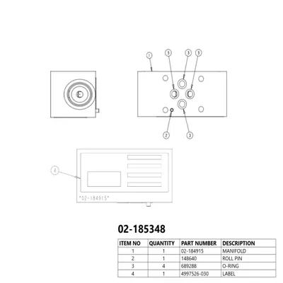 Danfoss 02-185348 – HOUSING KIT-A324A, ALUM