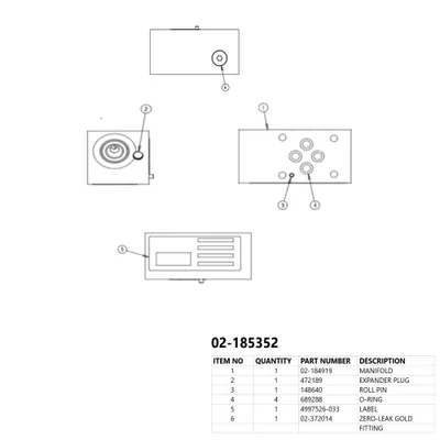 Danfoss 02-185352 – HOUSING KIT-A325P, ALUM
