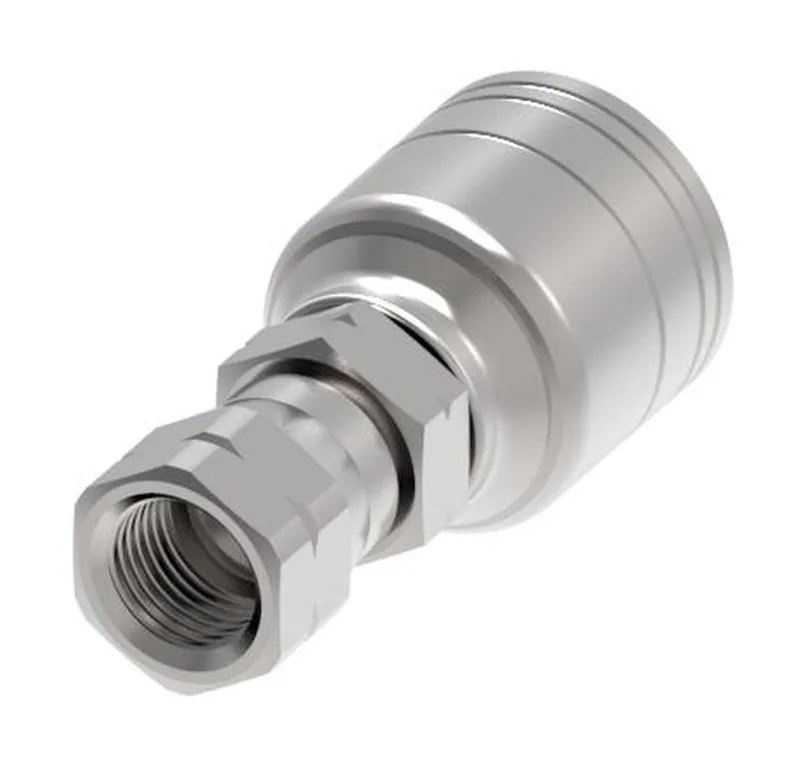 Hose End (perm) 1S/1R Str F SAE45 Swive — photo 1 of 3