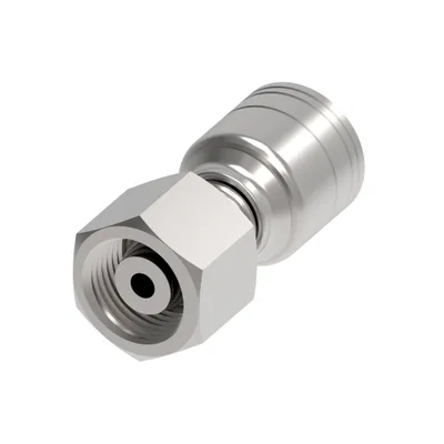Hose End (perm) 1S/1R Str F Metric Heavy