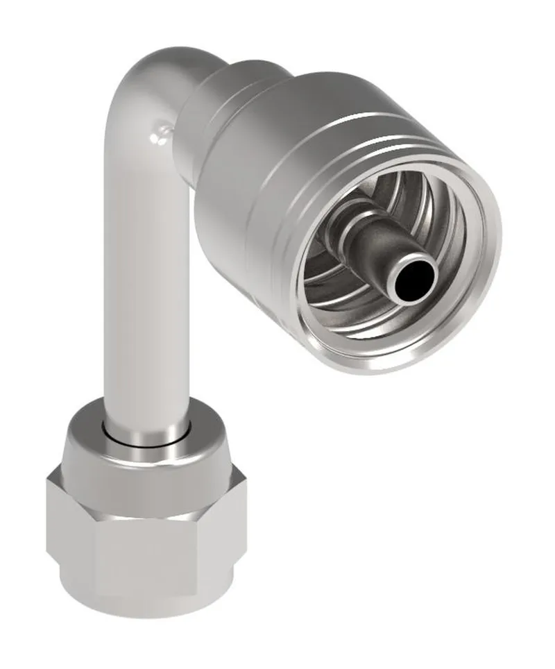 Hose End (perm) SAE 37 90 DEG, FEM SWVL — photo 3 of 3