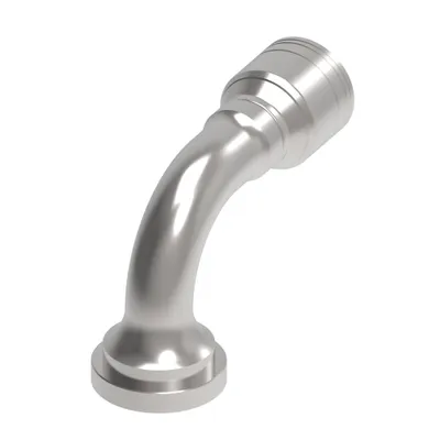 Hose End (perm) 90 D Code 61 Flange