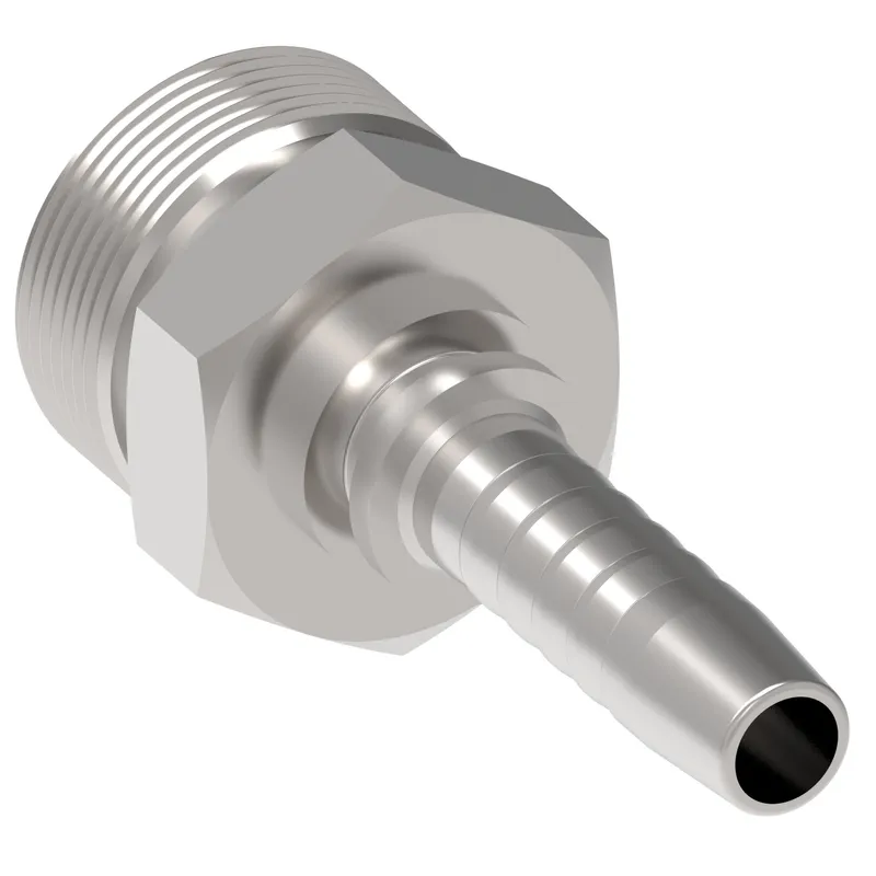 HOSE NIPPLE, 2P/12, MORFS-F/32, CS, STR — photo 2 of 3