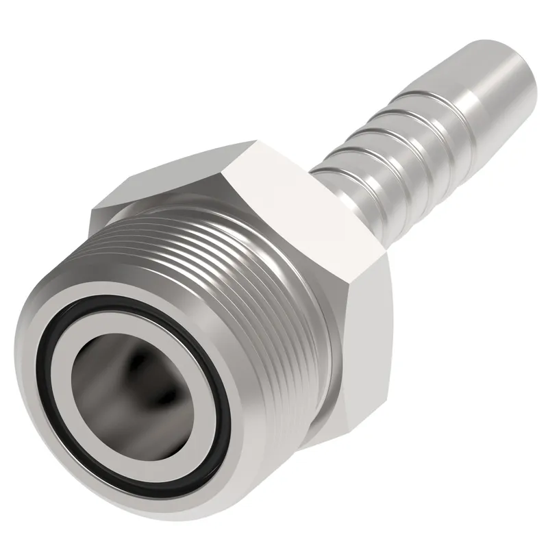 HOSE NIPPLE, 2P/12, MORFS-F/32, CS, STR — photo 1 of 3