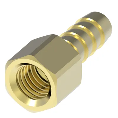 Nipple (Reus) Brass -6Hose x - 2FP
