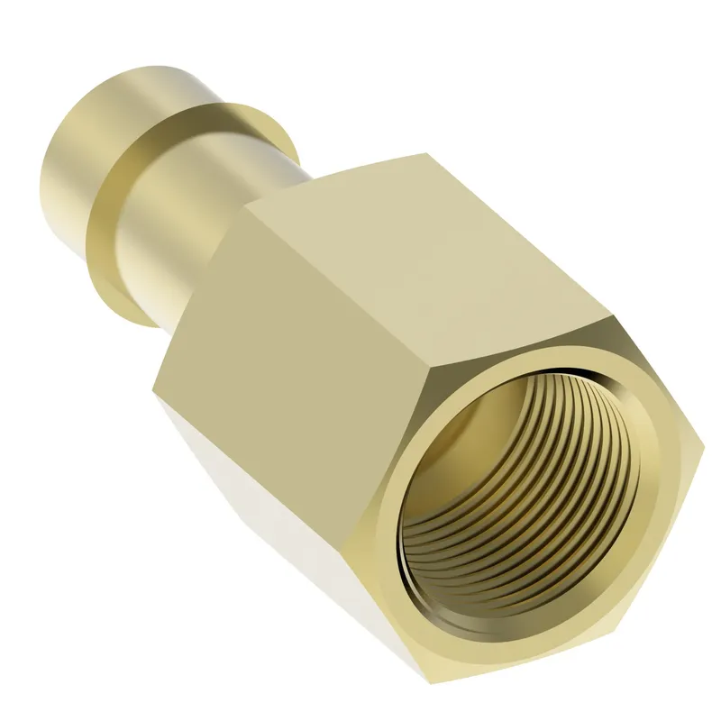 Adapter Brass Mini Barb Str -4T x -4FP — photo 2 of 3