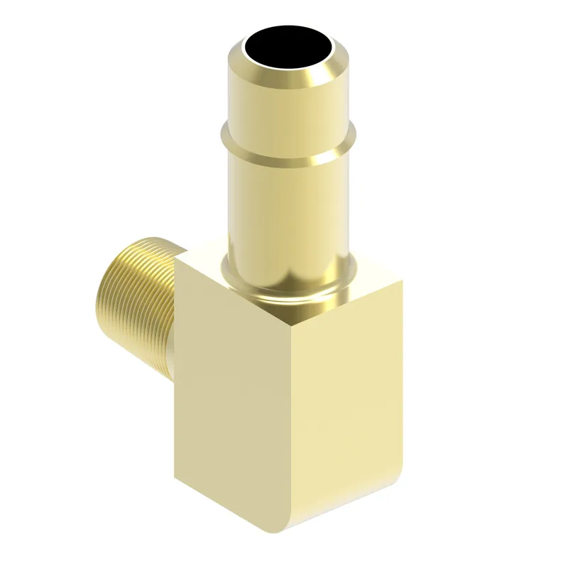 Adapter Brass MiniBarb 90DEG. -6T x -4 M — photo 2 of 3
