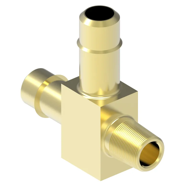 ADAPTER,BRASS, MINI BARB TEE 4Tx2MPx4T — photo 3 of 3