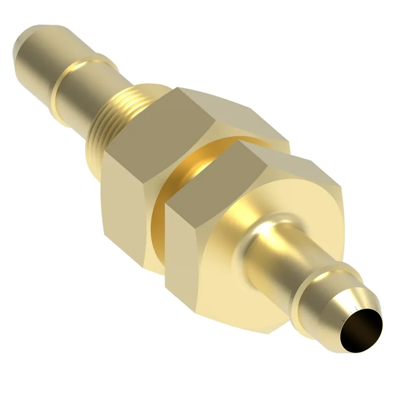 Adapter Brass Mini Barb Str -4Bulkheadx — photo 3 of 3