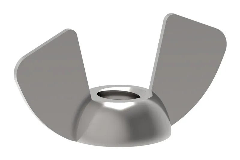 NUT 1/4-20 WING NUT PLTD — photo 1 of 3