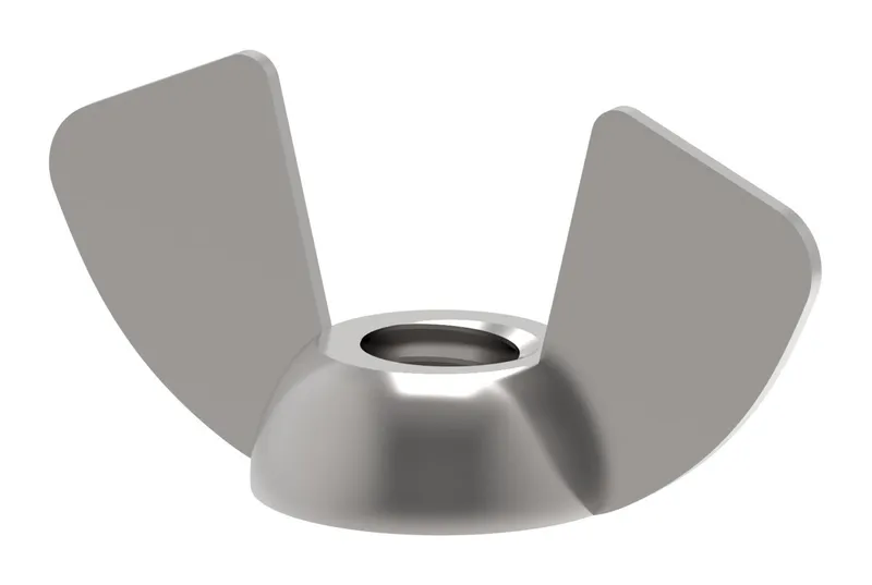 NUT 1/4-20 WING NUT PLTD — photo 3 of 3