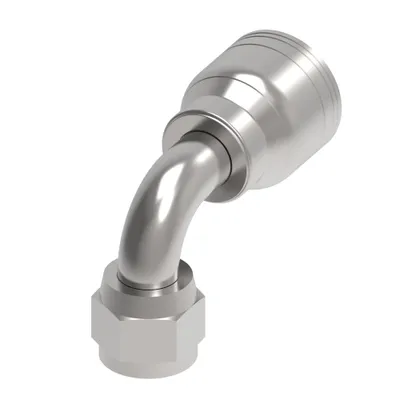 Hose End (perm) 1S/1R 90 D F SAE 37 Sw