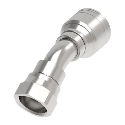 Hose End (perm) SAE 38 30 DEG, FEM SWVL