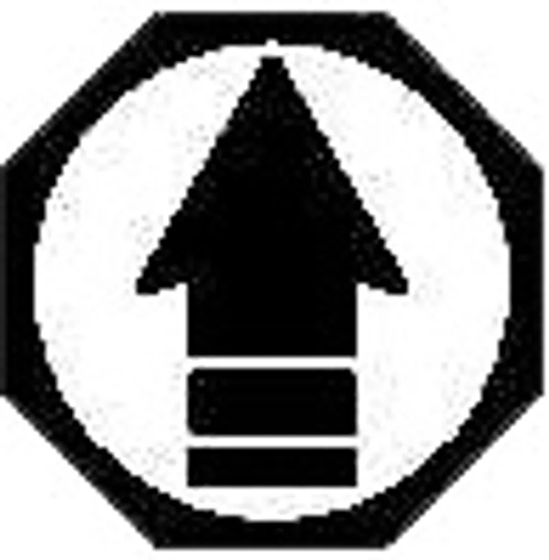 Prop Black Arrow over White