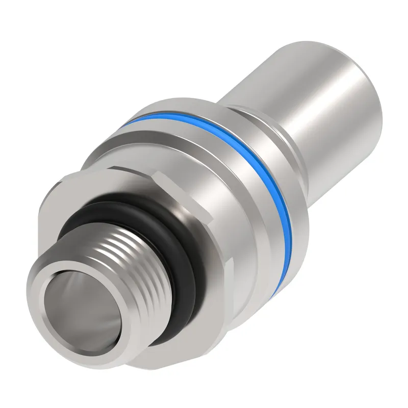 COUPLING,MQD,MALE,1/4,304,-4MORB,EPDM,BL — photo 1 of 3